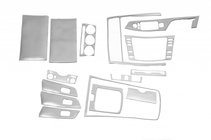 Mazda 6 2008–2012 Instrumentbordslister i alu-look foto 1