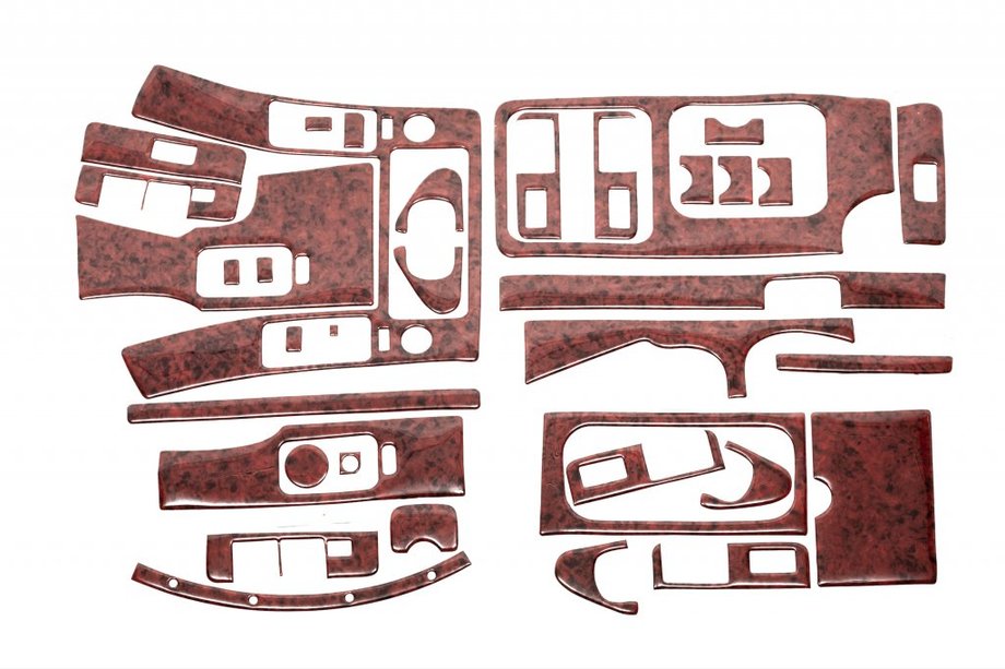 Nissan Navara 2006–2015 Interiør trim (36 dele) Carbon Image