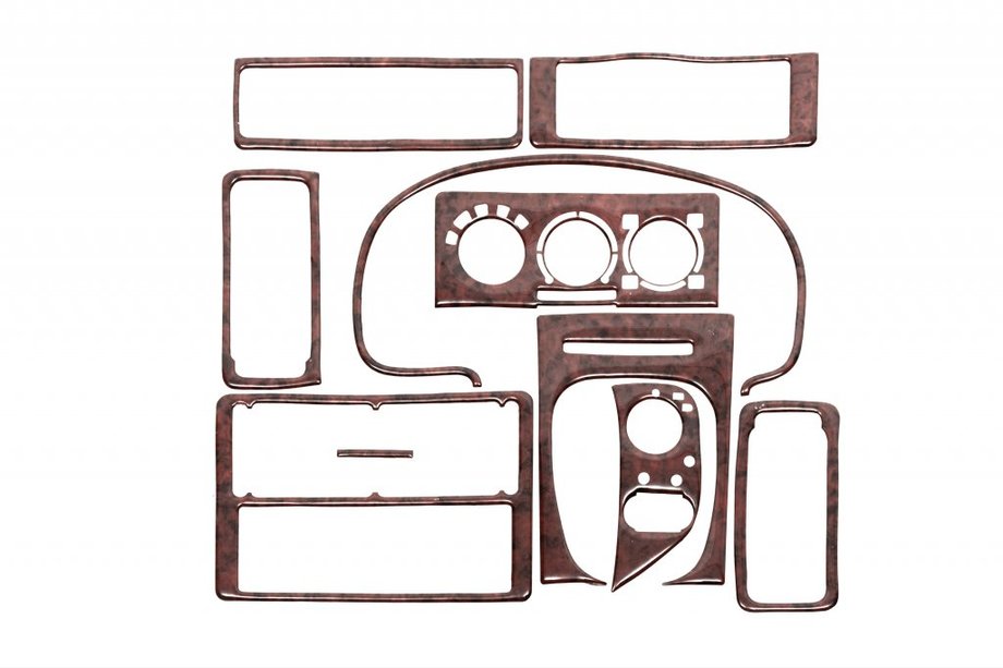 Volkswagen Polo 1994–2001 Instrumentbordbeklædning (1994-1999) Aluminium Image