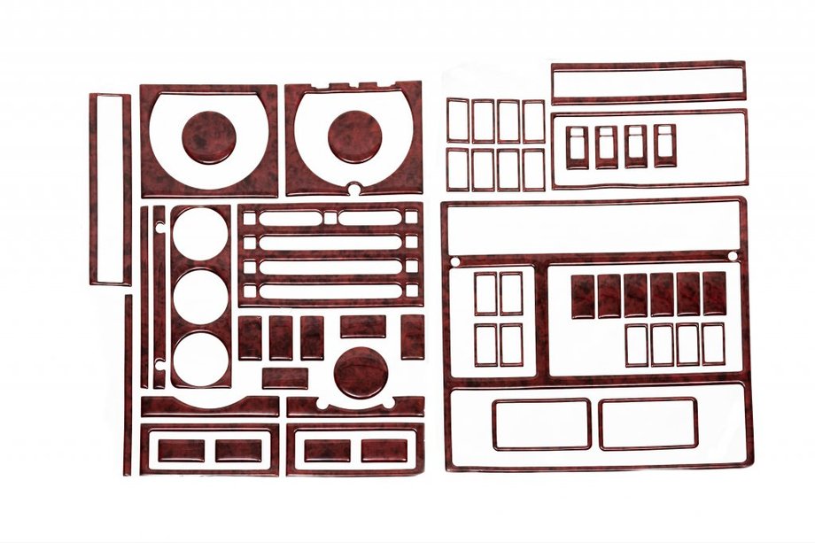 MAN F2000 1994–2001 Instrumentbordbeklædning 1995-1999 (trælook) Image