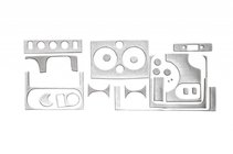Citroen Berlingo 1996–2008 Instrumentbordslister i aluminium-look Hartman (2003-2008) foto 1