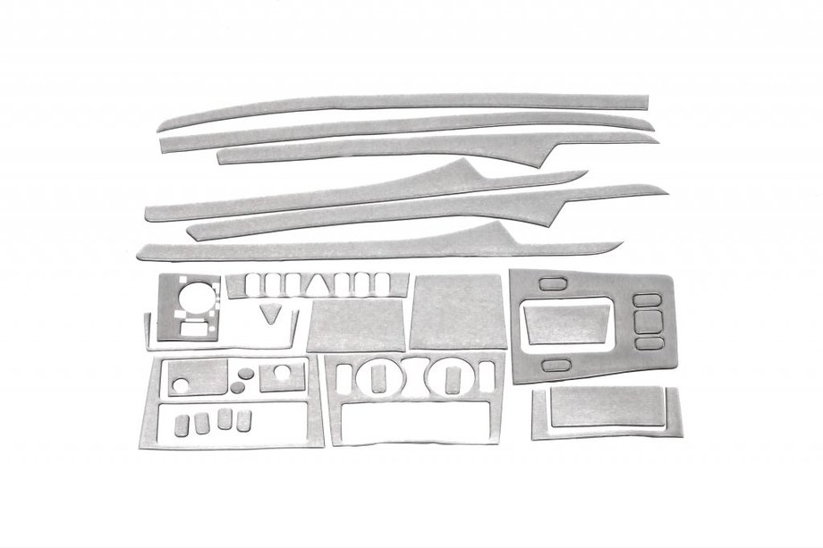 Mercedes C-klasse W202 1993–2001 Instrumentbordslister i aluminiumlook Hartman (1995-1997) Image