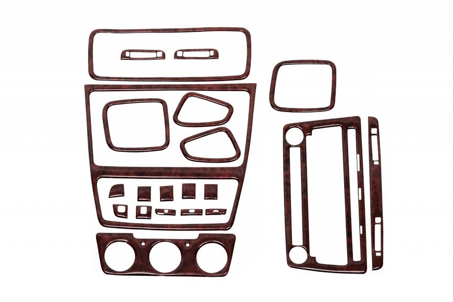 Skoda Yeti 2009–2017 Instrumentbordbeklædning Trælook Image