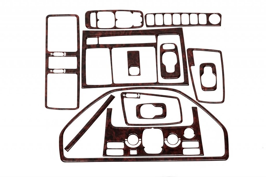 Volvo XC90 2002–2014 Instrumentbordbeklædning Aluminium Image