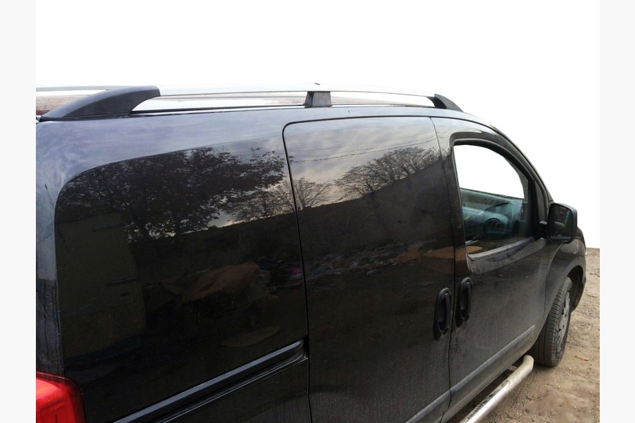 Peugeot Bipper 2008–2017 Udsalg!!! Tagrælinger grå metallic (plastbeslag) Image