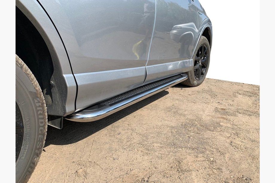 Toyota Rav 4 2006–2013 Sidetrin Maydos V2 (2 stk., aluminium ↗ rustfrit stål) Image