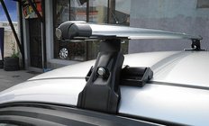 Chevrolet Aveo T200 2002–2008 Tagbøjlesæt CAMEL (krom, par) foto 1