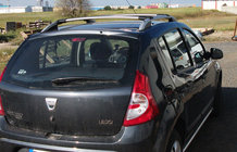 Dacia Sandero 2007–2013 Tagrælinger Skyport Grey foto 3