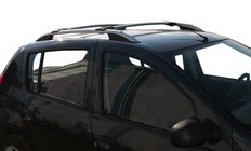 Dacia Sandero 2007–2013 Tagrælinger Skyport Grey foto 2