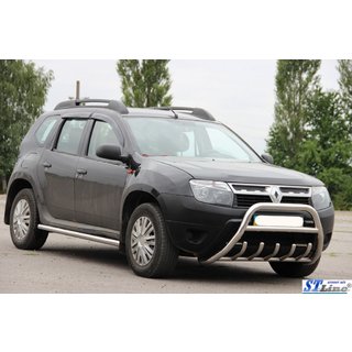 Siderør (2 stk., rustfrit stål) Dacia Duster 2008–2018 foto 4