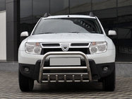 Renault Duster 2008–2017 Bullbar uden logo QT006 (rustfrit stål) foto 1