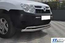 Dacia Duster 2008–2018 Frontbøjle ST017 (rustfrit stål) foto 3