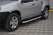 Renault Duster 2008–2017 Sidetrin Fullmond (2 stk., aluminium) foto 1