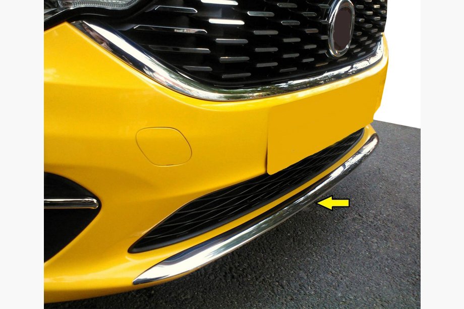 Fiat Tipo 2016– Krombeskytter til forreste kofanger Carmos (2016-2020, rustfrit stål) Image