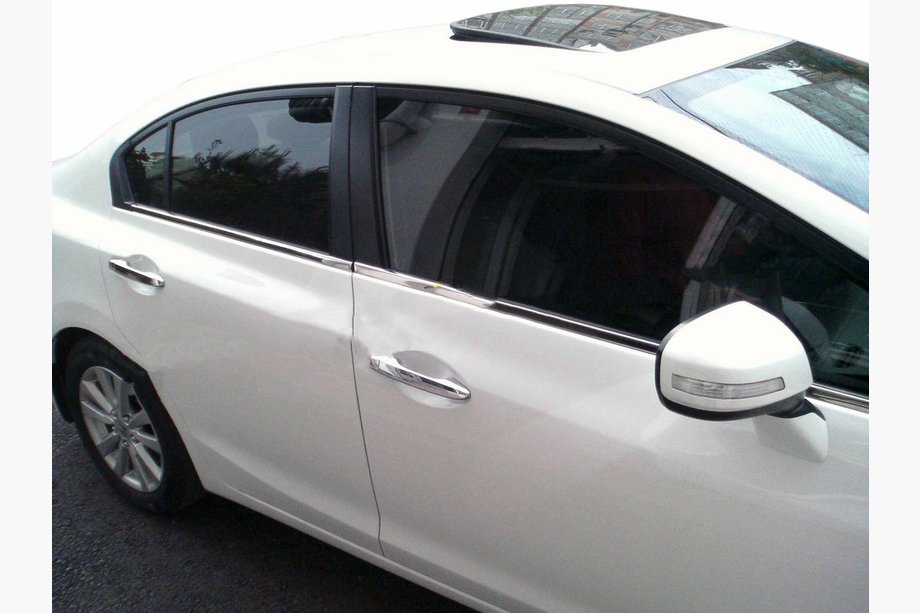 Honda Civic Sedan IX 2011–2016 Carmos udvendig vinduesliste (4 stk., rustfrit stål) Image