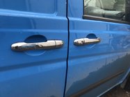 Mercedes Vito W639 2004–2014 Dørgrebscovers (rustfrit stål) 3 stk., Carmos - tyrkisk rustfrit stål foto 4
