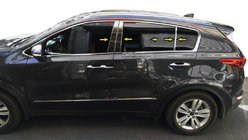 Kia Sportage 2015–2021 Dørstolpelister i rustfrit stål foto 1