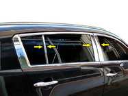 Kia Sportage 2010–2015 Dørstolpe-lister (6 stk., rustfrit stål) foto 1