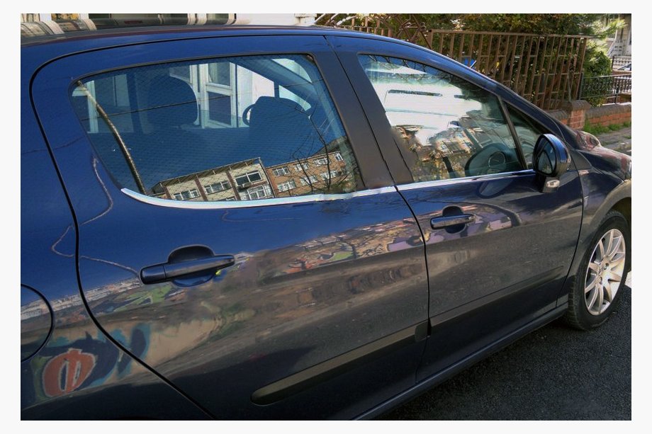 Peugeot 308 2007–2013 Rudelister (4 stk., rustfrit stål) Image