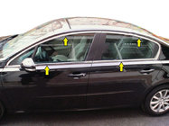 Peugeot 508 2010–2018 Komplet vindueslister (Sedan, rustfrit stål) foto 1