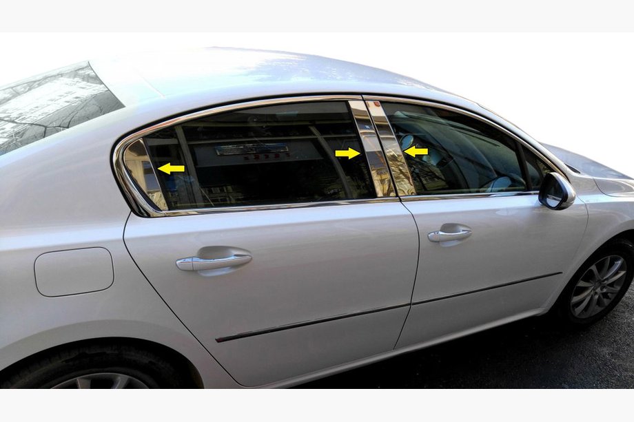 Peugeot 508 2010–2018 Stolpedæksler (rustfrit stål) Image