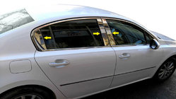 Peugeot 508 2010–2018 Stolpedæksler (rustfrit stål) foto 1