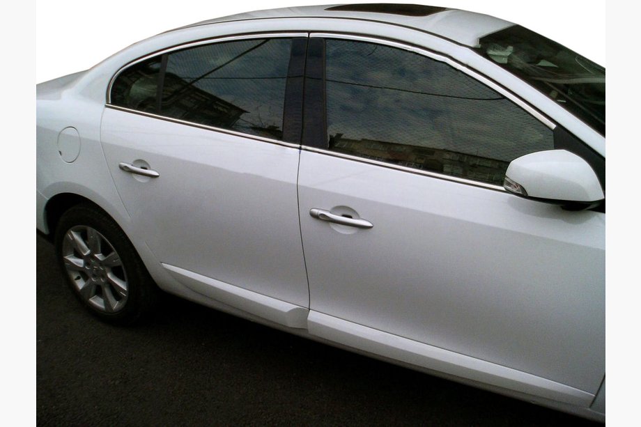 Renault Fluence 2009–2016 Øvre vindueslister (4 stk., rustfrit stål) Image