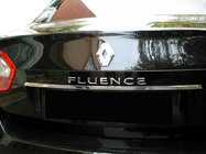 Renault Fluence 2009–2016 Liste over nummerpladen (rustfrit stål) foto 1