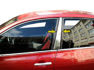 Renault Megane II 2004–2009 Stolpedæksler (2 stk., rustfrit stål) foto 1