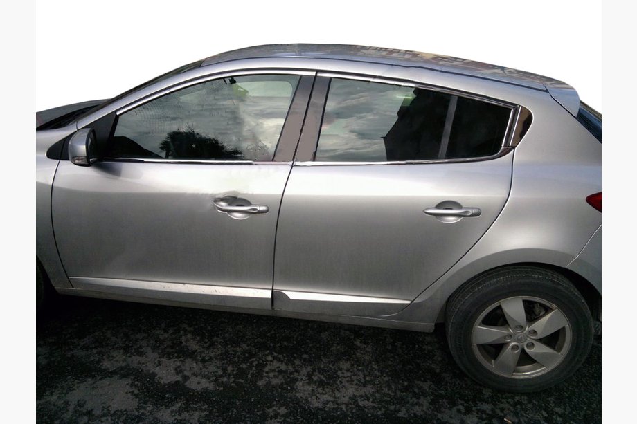 Renault Megane III 2009–2016 Øvre vindueslister (HB, 6 stk., rustfrit stål) Image