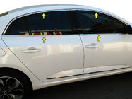 Renault Megane IV 2016–2025 Komplet vindueslister (Sedan, 12 stk., rustfrit stål) Carmos - Tyrkisk stål foto 2