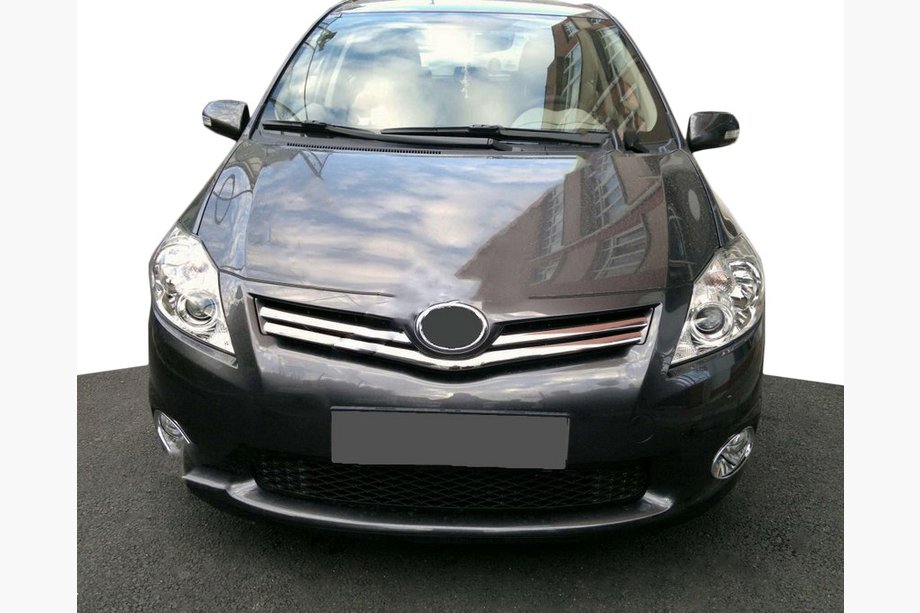 Toyota Auris 2007–2012 Kølergrilllister (rustfrit stål) Image