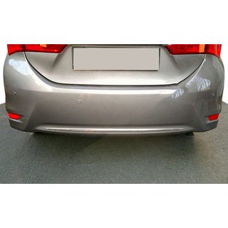 Kofangerkantliste i rustfrit stål Toyota Corolla 2013–2019 foto 1