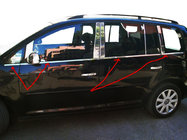 Volkswagen Touran 2010–2015 Udvendige vindueslister (8 stk., rustfrit stål) OmsaLine - italiensk rustfrit stål foto 1