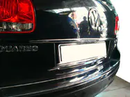 Volkswagen Touareg 2002–2010 Kromliste over nummerpladen (rustfrit stål) foto 1