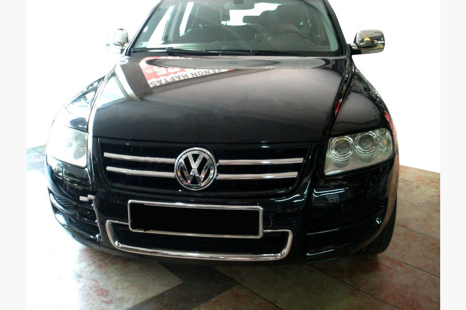 Volkswagen Touareg 2002–2010 Grill-lister (4 stk., rustfrit stål) 2003-2008 Image