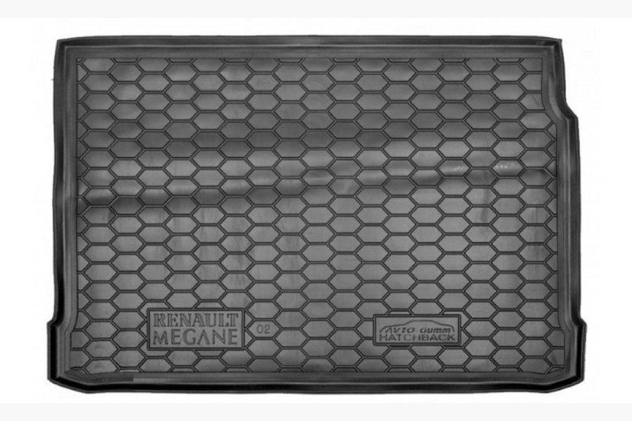 Renault Megane II 2004–2009 Bagagerumsbakke HB 2002+ (Autogumm, plast) Image