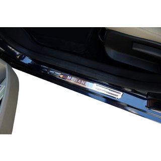 Trådløse dørtrinslister med LED-lys (2 stk., rustfrit stål) Renault Megane I 1996–2004