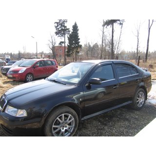 Vindueslister (4 stk., rustfrit stål) Skoda Octavia I Tour A4 1996–2010 foto 2