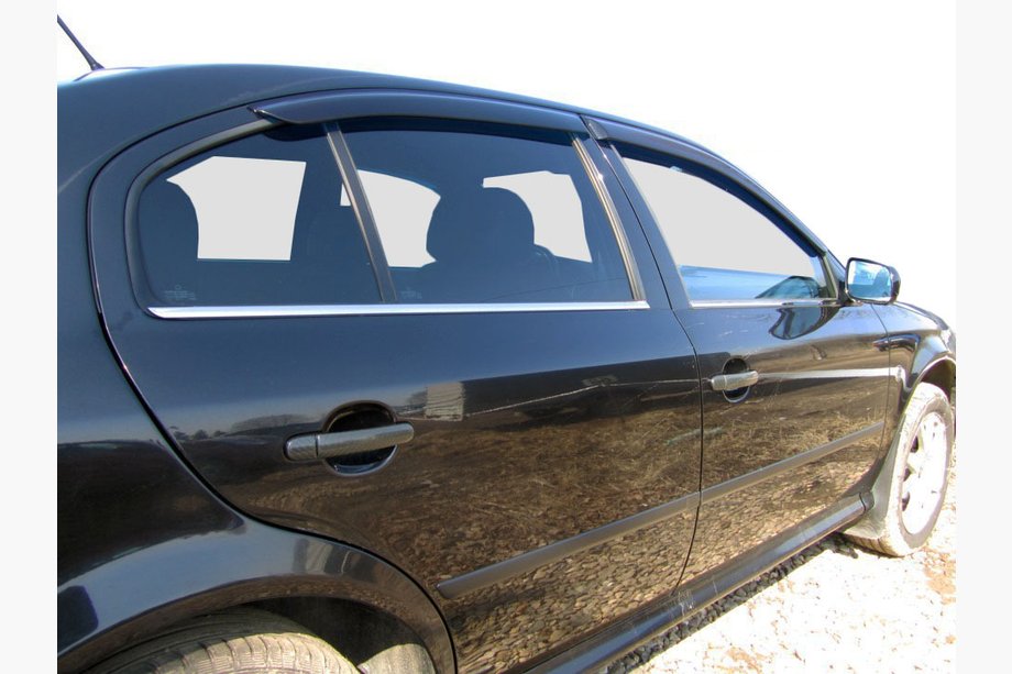 Skoda Octavia I Tour A4 1996–2010 Vindueslister (4 stk., rustfrit stål) Image
