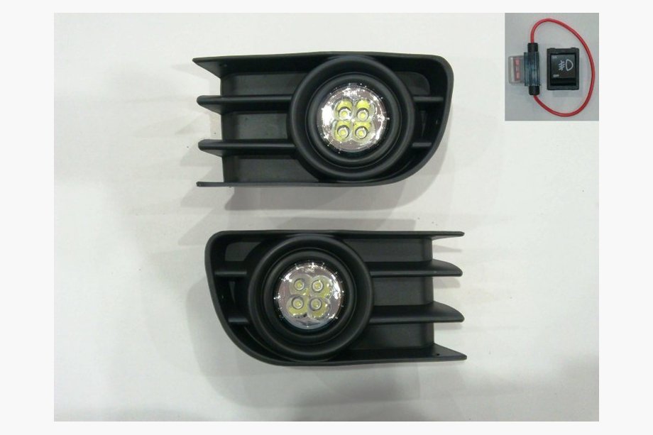 Renault Megane II 2004–2009 (model 2004-2006) Tågelygter (LED) Image