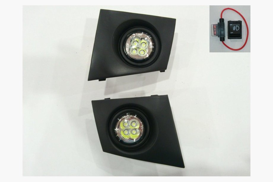 Renault Megane II 2004–2009 (model 2006↗) Tågelygter (LED) Image