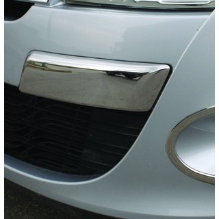 Krom kofangerhjørnebeskyttere foran 2008-2011 (rustfri stål) Renault Megane III 2009–2016 foto 2
