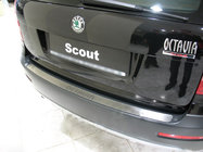 Skoda Octavia II A5 2010–2013 Bagkofangerbeskytter Nataniko (rustfri stål) foto 2