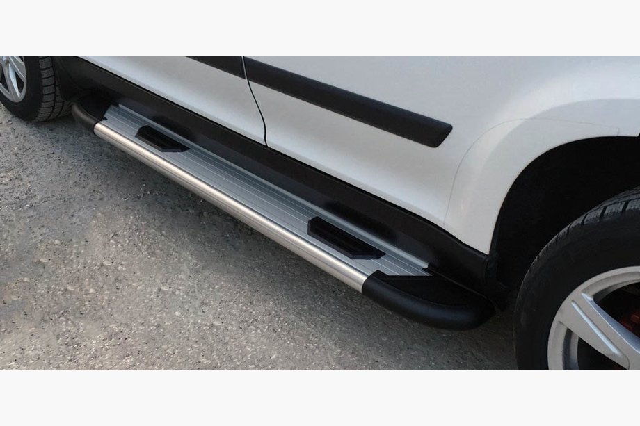 Skoda Yeti 2009–2017 Bosphorus OLD grey sidetrin (2 stk., aluminium) Image