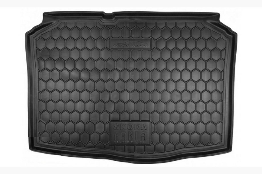 Skoda Fabia 2007–2014 Bagagerumsmåtte HB (Autogumm, plast) Image