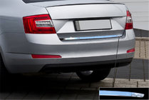 Skoda Octavia III A7 2013–2019 Bagklapskantliste (rustfrit stål) foto 1