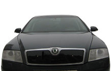 Skoda Octavia II A5 2006–2010 Vinterdæksel til kølergrill (øverste) Mat foto 4