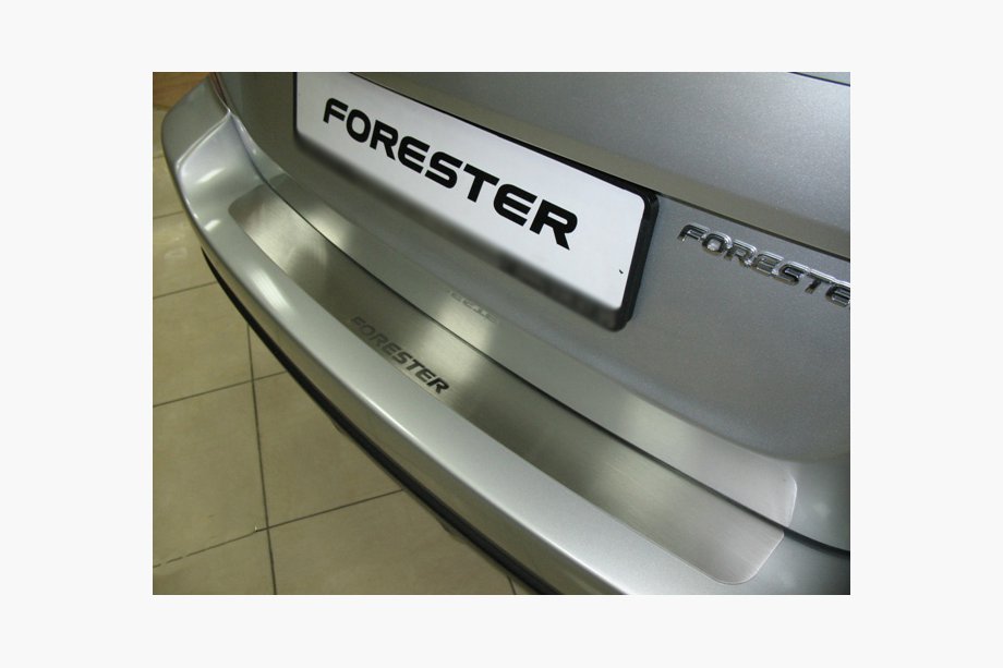 Subaru Forester 2008–2013 Bagkofangerbeskytter NataNika (rustfrit stål) Image