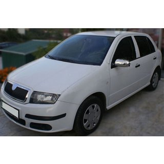 Spejlkapper 2006↗ (2 stk., rustfrit stål) Skoda Fabia 2000–2007 foto 4